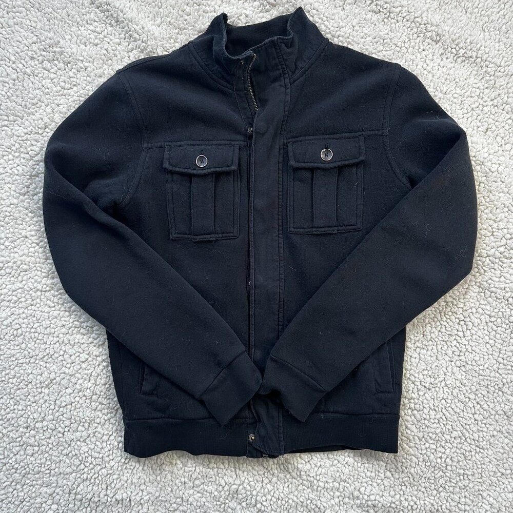 Men's Black Marc Anthony Bomber Jacket Size Small